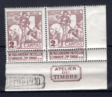 85 MNH 1910 - Caritas 2 Stuks - 4 - 1910-1911 Caritas