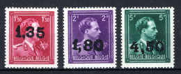 724U/724W MNH** 1946 - Leopold III Met V En Kroon - 1946 -10%