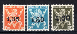 724DD/724FF MNH** 1946 - Heraldieke Leeuw Belgique - België - 1946 -10 %