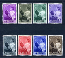447/454 MNH 1936 - H.M. Koningin Astrid En Prins Boudewijn - Unused Stamps