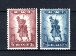351/352 MNH 1932 - Ten Voordele Van Het Gedenkteken, Infanterie Te Brussel -3 - Neufs