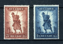 351/352 MNH 1932 - Ten Voordele Van Het Gedenkteken, Infanterie Te Brussel - Nuovi