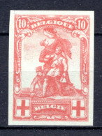 127 (*) PROOF Ongetand 1914 10 C -1 - 1914-1915 Rotes Kreuz