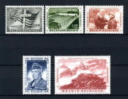 1032/1036 MNH 1957 - Ten Voordele Van Het Memoriaal Van Generaal Patton. - Unused Stamps