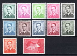 1066/1075 MNH 1957 - Z.M. Koning Boudewijn. - Unused Stamps