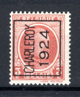PRE99A MNH** 1924 - CHARLEROY 1924 - Typografisch 1922-31 (Houyoux)