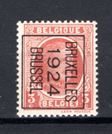 PRE98B MNH** 1924 - BRUXELLES 1924 BRUSSEL   - Typo Precancels 1922-31 (Houyoux)