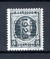 PRE86B MH* 1923 - GENT 1923 GAND  - Typos 1922-31 (Houyoux)