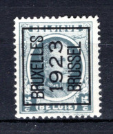 PRE84A MNH** 1923 - BRUXELLES 1923 BRUSSEL  - Typos 1922-31 (Houyoux)
