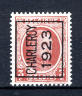 PRE79A MNH** 1923 - CHARLEROY 1923 - Typo Precancels 1922-31 (Houyoux)