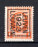 PRE75B MNH** 1923 - LEUVEN 1923 LOUVAIN - Tipo 1922-31 (Houyoux)