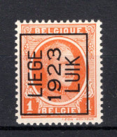 PRE76A MNH** 1923 - LIEGE 1923 LUIK  - Typografisch 1922-31 (Houyoux)