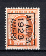 PRE71B MNH** 1923 - ANTWERPEN 1923 ANVERS - Typografisch 1922-31 (Houyoux)