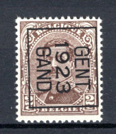 PRE70B-II MNH** 1923 - GENT 1923 GAND  - Typografisch 1922-26 (Albert I)