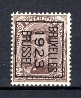 PRE69B MNH** 1923 - BRUXELLES 1923 BRUSSEL  - Typos 1922-26 (Albert I.)