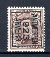 PRE68B-II MNH** 1923 - ANTWERPEN 1923 ANVERS  - Typografisch 1922-26 (Albert I)