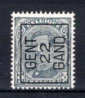 PRE64A MNH** 1922 - GENT 22 GAND   - Typos 1922-26 (Albert I.)