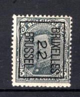 PRE63B MNH** 1922 - BRUXELLES 22 BRUSSEL  - Typos 1922-26 (Albert I.)