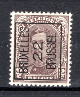 PRE58A-III MNH** 1922 - BRUXELLES 22 BRUSSEL  - Typo Precancels 1922-26 (Albert I)