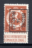 PRE50B MNH** 1914 - BRUSSEL 14 BRUXELLES - Typos 1912-14 (Lion)