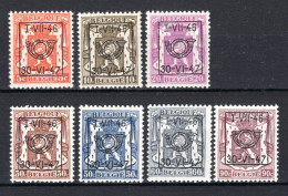 PRE553/559 MNH 1946 - Klein Staatswapen Opdruk Type D - REEKS 31 - Typo Precancels 1936-51 (Small Seal Of The State)