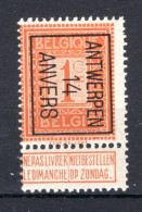 PRE44B MNH** 1912 - ANTWERPEN 14 ANVERS - Typografisch 1912-14 (Cijfer-leeuw)