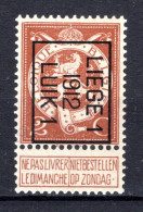 PRE35B MNH** 1912 - LIEGE I 1912 LUIK I - Typos 1912-14 (Löwe)