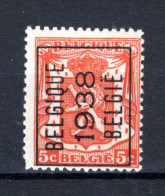 PRE331A MNH** 1938 - BELGIQUE 1938 BELGIE - Typos 1936-51 (Petit Sceau)