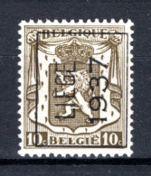 PRE329A MNH** 1937 - LIEGE 1937 - Typo Precancels 1936-51 (Small Seal Of The State)
