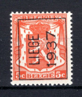 PRE325A MNH** 1937 - LIEGE 1937 - Typos 1936-51 (Petit Sceau)