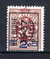 PRE316A MNH** 1937 - BELGIQUE 1937 BELGIE - Typo Precancels 1929-37 (Heraldic Lion)