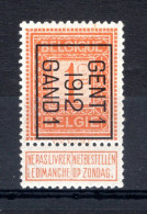 PRE30B MNH** 1912 - GENT I 1912 GAND I  - Tipo 1912-14 (Leoni)