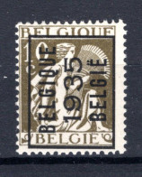 PRE293A MNH** 1935 - BELGIQUE 1935 BELGIE - Typos 1932-36 (Cérès Et Mercure)