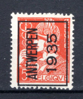 PRE290A MNH** 1935 - ANTWERPEN 1935 - Typos 1932-36 (Cérès Et Mercure)