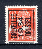 PRE280A MNH** 1934 - BRUXELLES 1934 BRUSSEL  - Typografisch 1932-36 (Ceres En Mercurius)