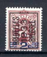 PRE258A MNH** 1933 - BRUXELLES 1933 BRUSSEL - Typos 1929-37 (Lion Héraldique)