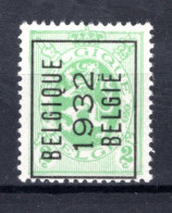 PRE251A MNH** 1932 - BELGIQUE 1932 BELGIE - Typografisch 1929-37 (Heraldieke Leeuw)