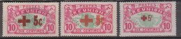 Réunion N° 81, 81A Et 82 Avec Charnières - Unused Stamps