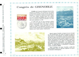Rare Feuillet PAC (précurseur De CEF) De 1971 - CONGRES PHILATELIQUE De GRENOBLE - 1970-1979
