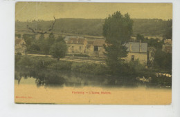 FONTENOY - L'Aisne , Rivière (carte Toilée) - Autres & Non Classés