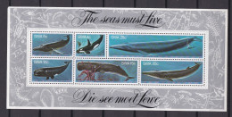 SWA, 1990, MNH Stamp(s). Whales,  MS-3 Block 5  Scannr. F4153 - África Del Sudoeste (1923-1990)