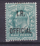 Great Britain 1902 Mi. 56, König King Edward VII. Overprinted Aufdruck Surchargé, 'I.R./ OFFICIAL', MH* - Officials