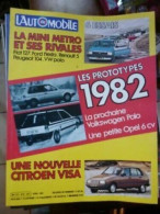 Magazine N418 Prototypes Nouvelle Visa Mensu - Unclassified