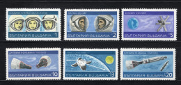 BULGARIJE Yt. 1544/1549 MH 1967 - Unused Stamps