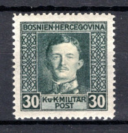 BOSNIE HERZEGOVINA Yt. BA128 MH 1917 - Bosnië En Herzegovina