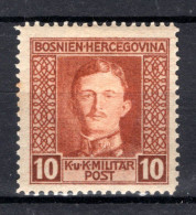 BOSNIE HERZEGOVINA Yt. BA123 MH 1917 - Bosnië En Herzegovina