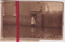 Heugem Bij Maastricht - Overstromingen - Orig. Knipsel Coupure Tijdschrift Magazine - 1925 - Ohne Zuordnung
