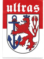 GERMANY. FORTUNA DÜSSELDORF.  Bundesliga. Football Team ULTRAS Sticker.  15 X 10 Cm - Beroemde Teams