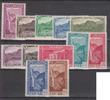 Réunion N° 163 à 174 Avec Charnières - Unused Stamps