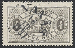 Schweden, Dienstpost, 1881, Michel-Nr. 2 Bb, Gestempelt - Oficiales